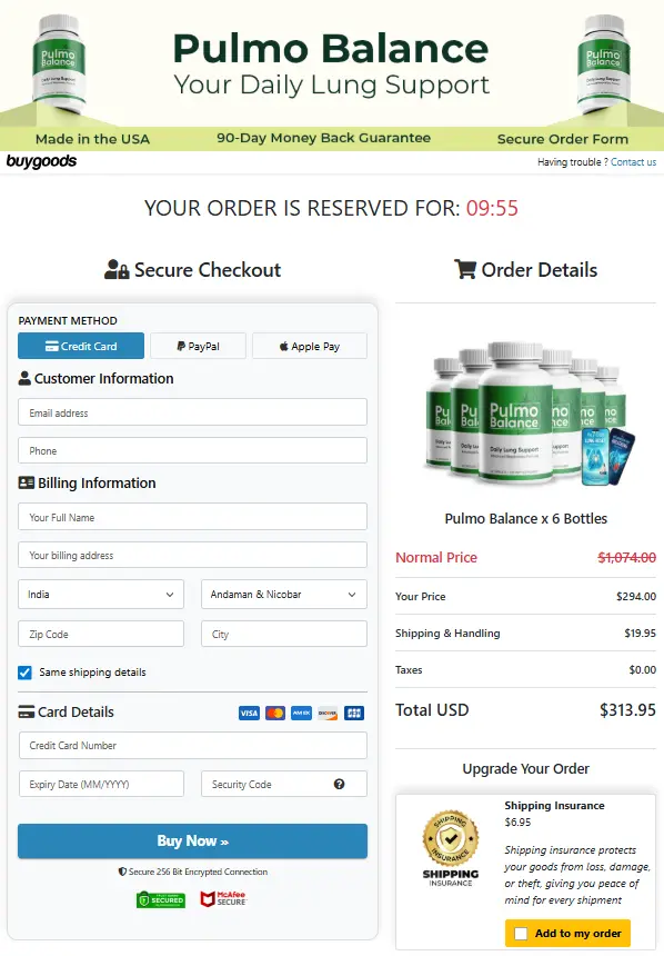 Pulmo Balance Official Website